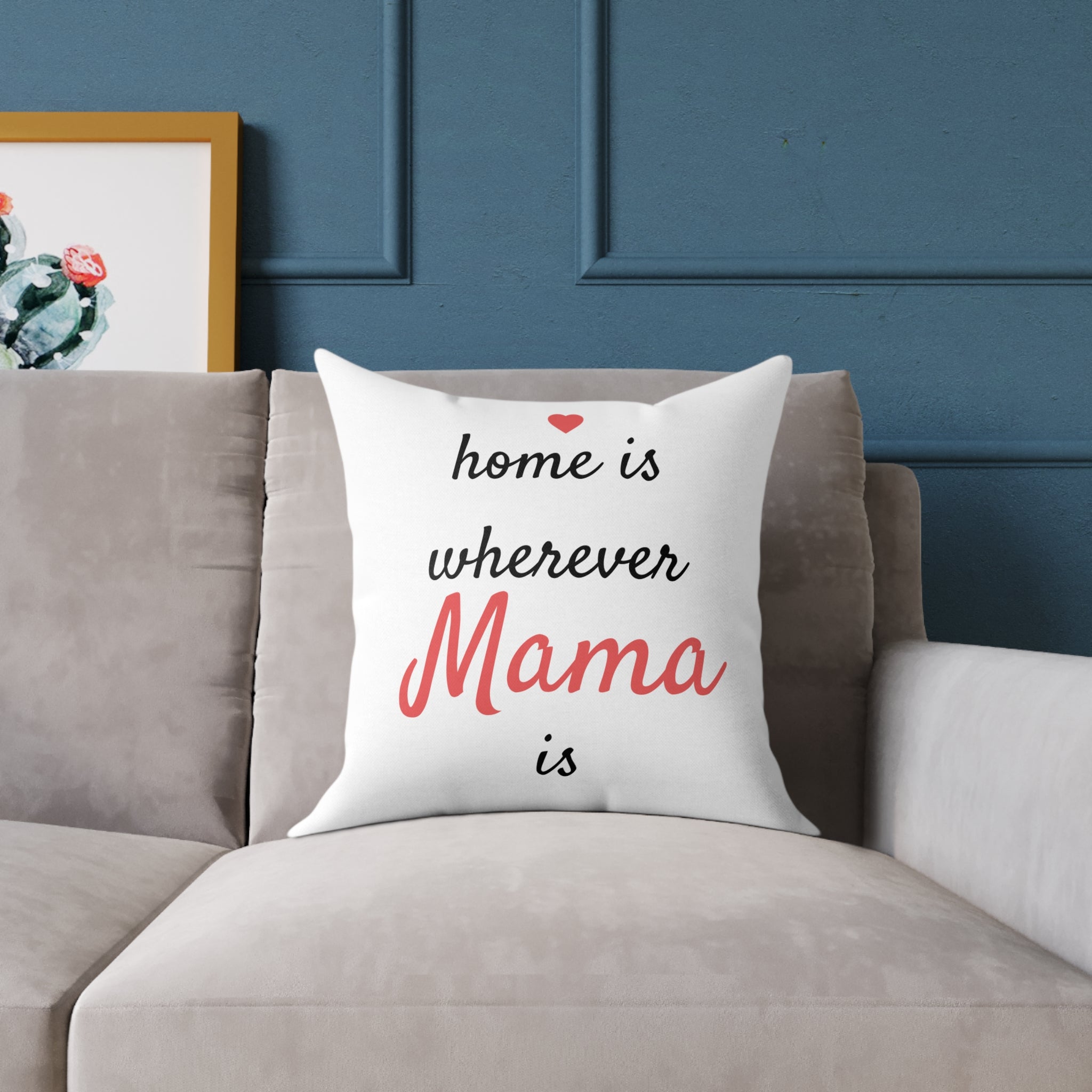 Personalized Throw Pillow – Home Is Wherever You Are