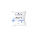 Personalized Throw Pillow – Home Is Wherever [Name] Is