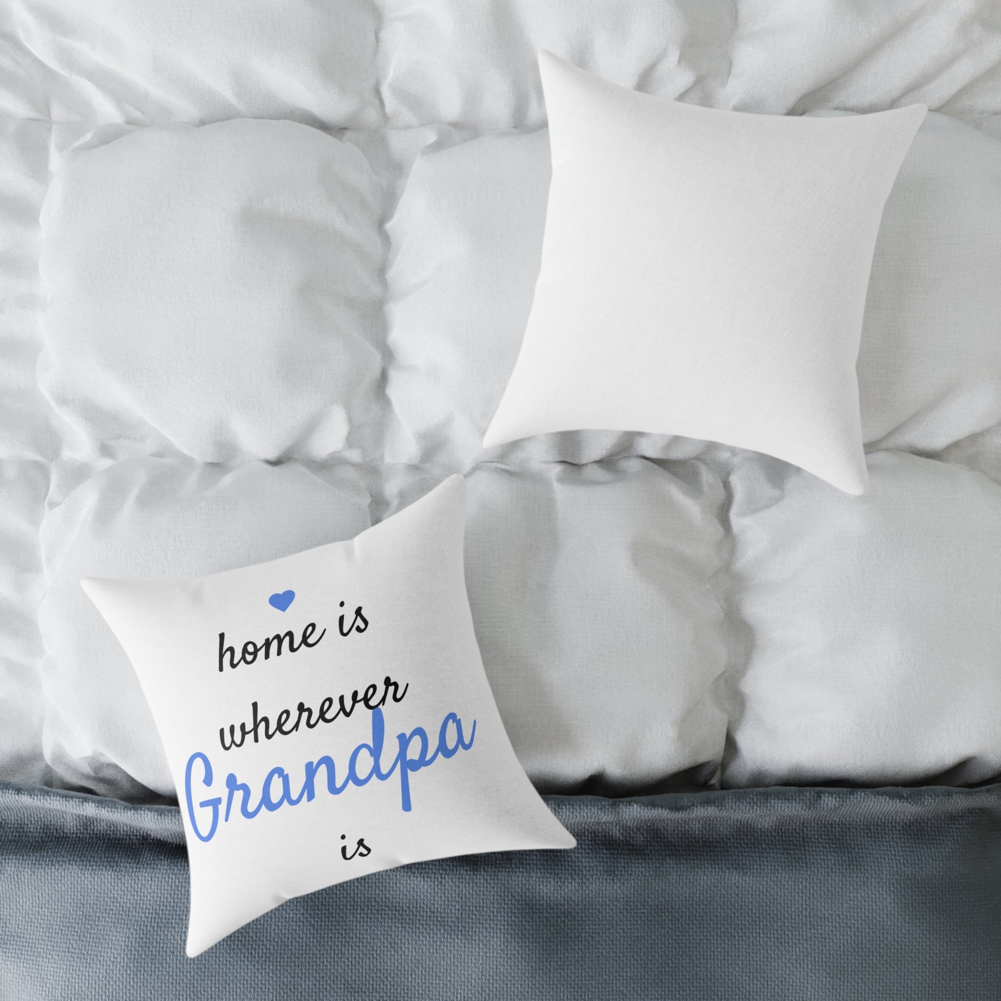 Personalized Throw Pillow – Home Is Wherever [Name] Is