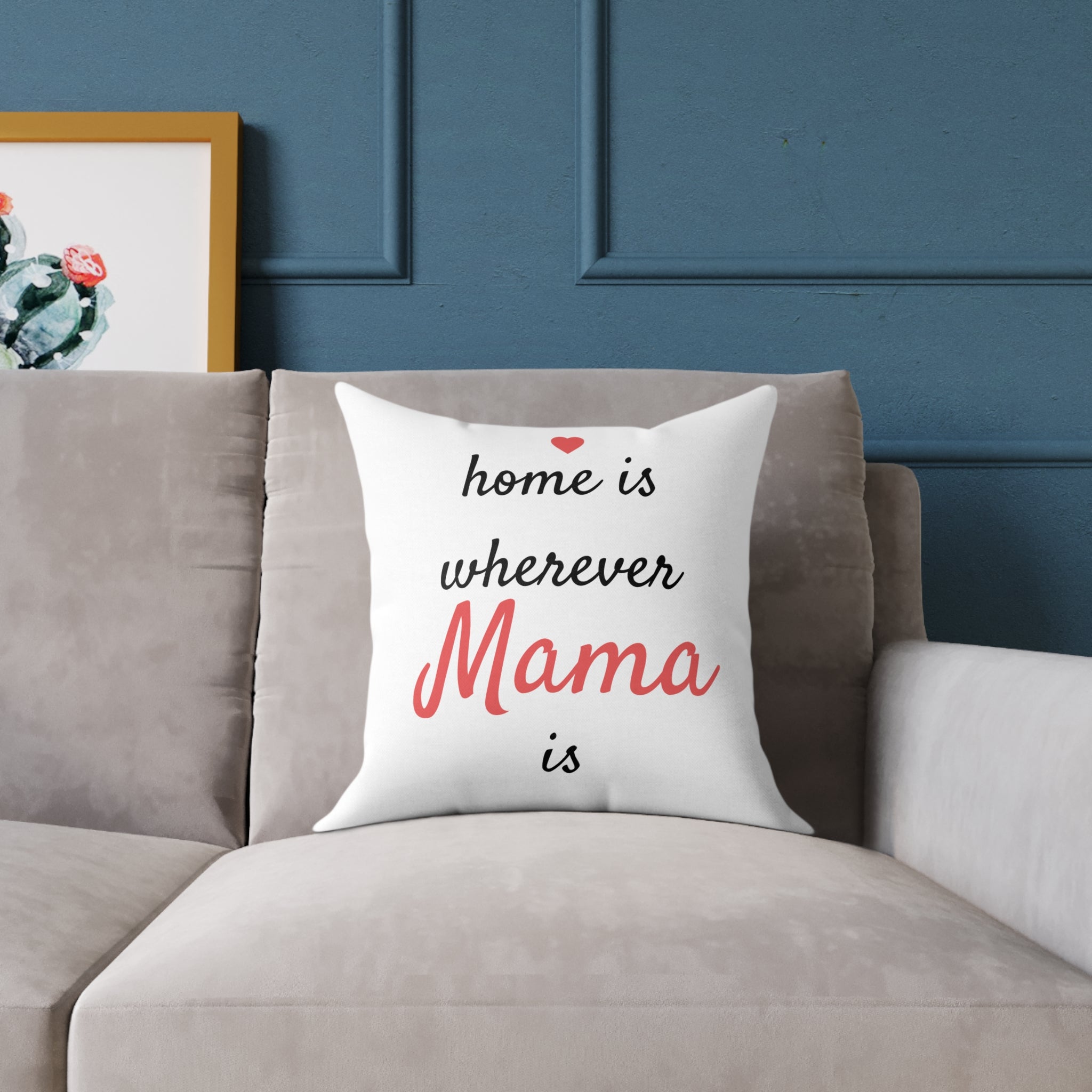 Personalized Throw Pillow – Home Is Wherever You Are