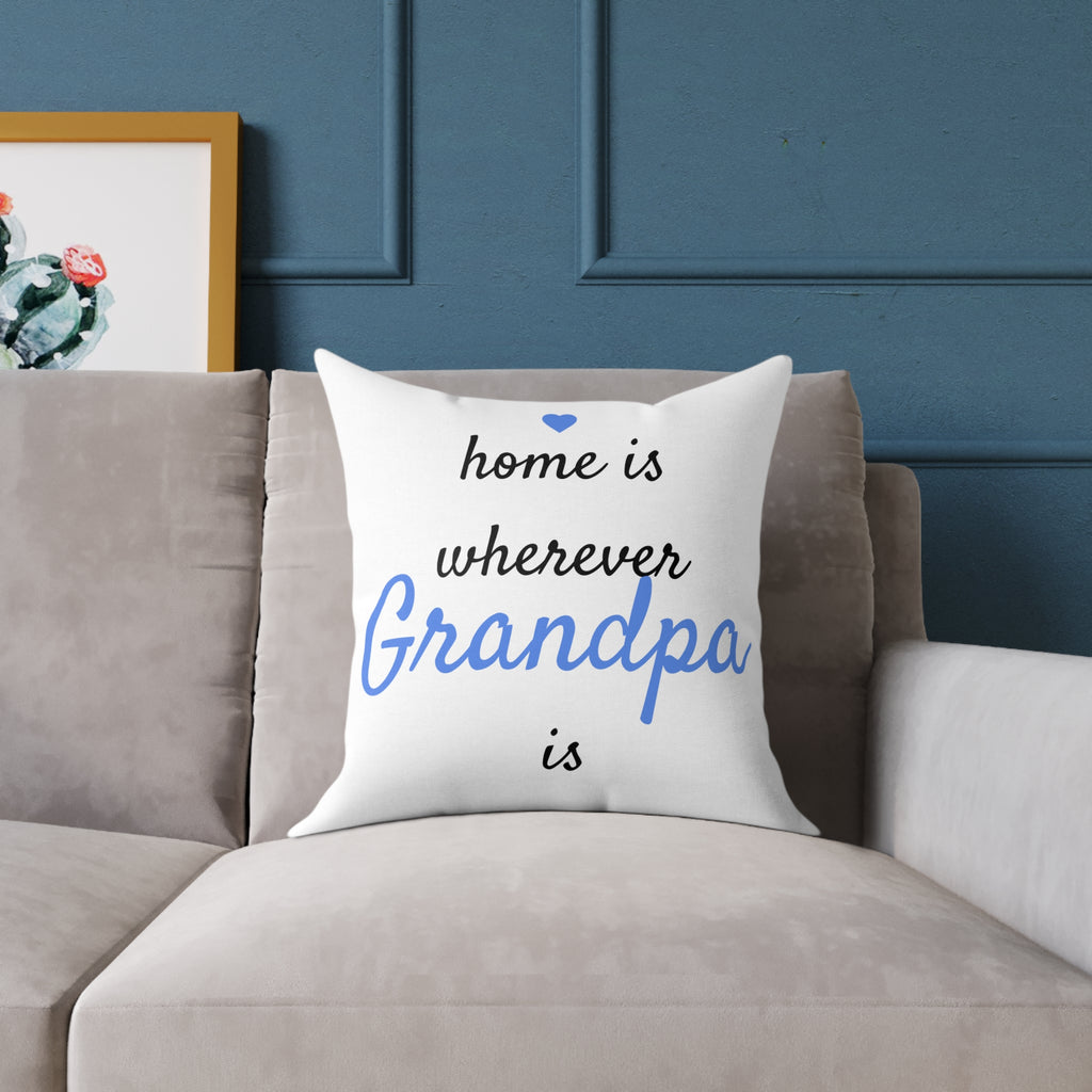 Personalized Throw Pillow – Home Is Wherever [Name] Is